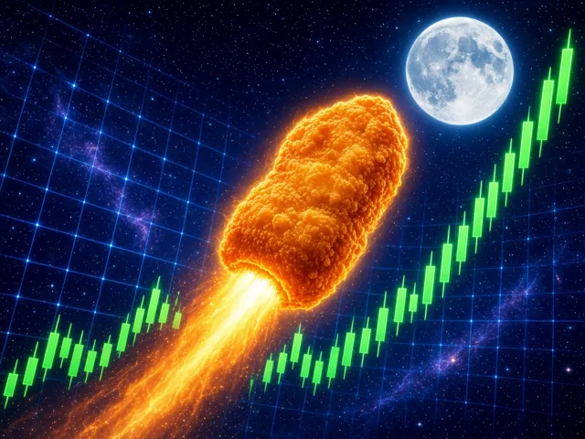 A nugget rocketing toward the moon